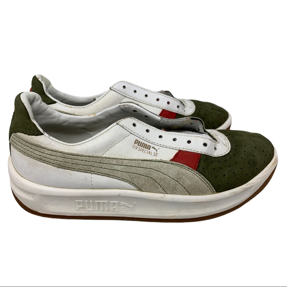PUMA GV SPECIAL SE RIFLE GREEN, RED & WHITE SZ 4